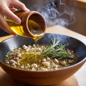 Рецепт Копчёная ножка ягнёнка с гранатово-мятным соусом - Приготовление маринада