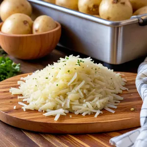 Рецепт Копчёная сельдь с картофельными драниками - Подготовка картофеля и лука