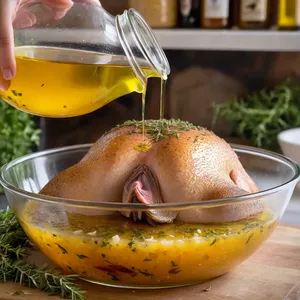 Рецепт Копчёный фазан с виноградным соусом - Маринование фазана