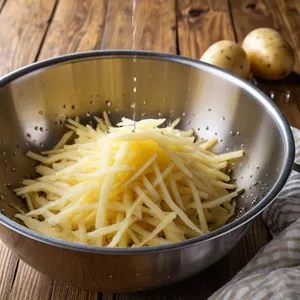 Рецепт Копчёный карп с картофельными галетами - Подготовка картофеля для галет