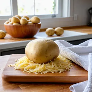 Рецепт Копчёный хариус с картофельными гнездами - Подготовка картофеля