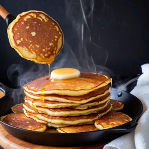 Рецепт Копчёный лещ с картофельными оладьями - Жарка картофельных оладий