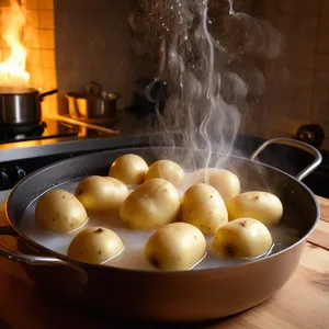 Рецепт Копчёный сом с картофельными кнедликами - Подготовка картофеля