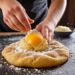 Рецепт Копчёный толстолобик с картофельными зразами - Приготовление картофельных зраз
