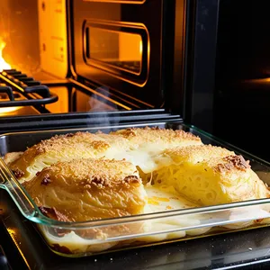 Рецепт Копчёный жерех с картофельным гратеном - Запекание
