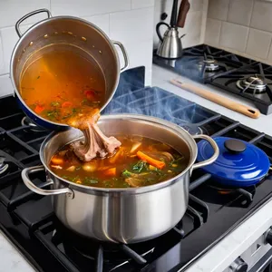 Рецепт Костный бульон с бадьяном и звездочкой аниса - Приготовление бульона