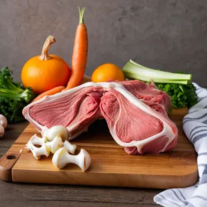 Рецепт Костный бульон с чабером и душицей - Подготовка костей и овощей