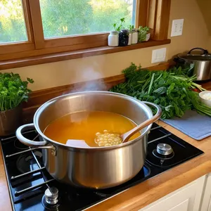 Рецепт Костный бульон с чабером и душицей - Варка бульона