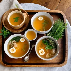 Рецепт Костный бульон с имбирем и куркумой - Подача бульона
