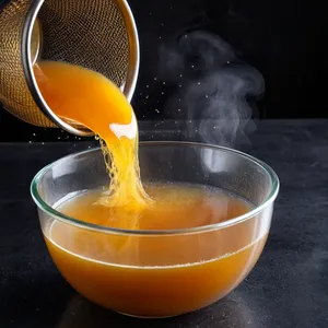 Рецепт Костный бульон с кинзой и лемонграссом - Процеживание и завершение