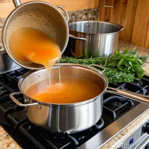 Рецепт Костный бульон с шалфеем и можжевельником - Приготовление бульона
