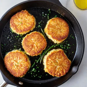 Рецепт Котлеты из камбалы с чесночным соусом и укропом - Жарка котлет