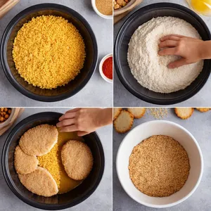 Рецепт Котлеты из хека с укропом и лимонным соусом - Формирование котлет