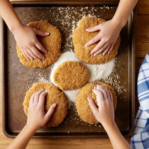 Рецепт Котлеты из масляной рыбы с розмарином и лимоном - Формирование котлет