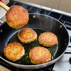 Рецепт Котлеты из морского языка с каперсами и лимонным соусом - Жарка котлет