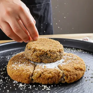 Рецепт Котлеты из сардины с майораном и томатным соусом - Формирование котлет