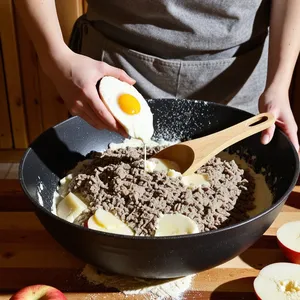 Рецепт Котлеты из сельди с яблоком и луком - Формирование фарша