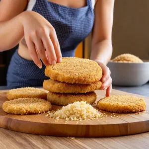 Рецепт Котлеты из сибаса с имбирем и кокосовым молоком - Формирование котлет