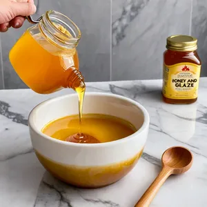 Рецепт Котлеты с беконом и медовой глазурью - Приготовление медовой глазури