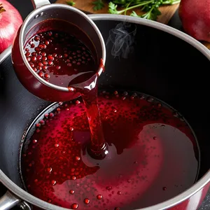 Рецепт Котлеты с фисташковой корочкой и гранатовым соусом - Приготовление соуса
