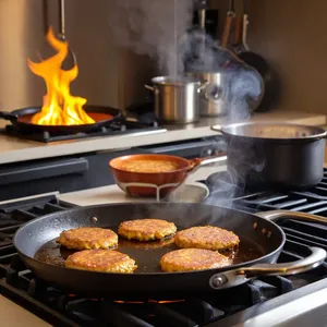 Рецепт Котлеты с грибами и сливочным соусом - Обжарка котлет