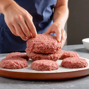 Рецепт Котлеты с шампиньонами и трюфельным маслом - Формирование котлет
