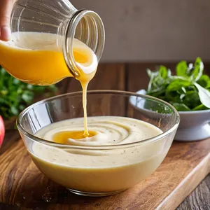 Рецепт Коул-слоу с грушей и голубым сыром - Приготовление заправки