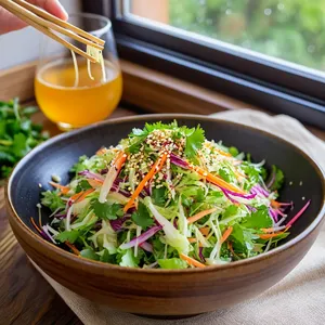 Рецепт Коул-слоу с маринованным имбирем и кунжутом - Настаивание и подача