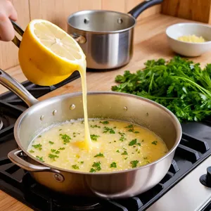 Рецепт Креветки с чесночно-лимонным маслом на гриле - Приготовление чесночно-лимонного масла