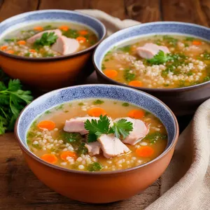 Рецепт Кулеш с копченой индейкой и перловкой - Завершение и подача