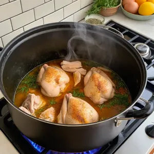 Рецепт Кулеш с копченой курицей и рисом - Варка кулеша