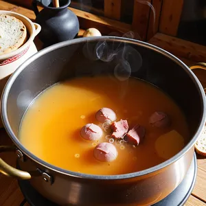 Рецепт Кулеш с копченой ветчиной и ячневой крупой - Варка кулеша