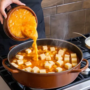 Рецепт Кулеш с копченым сыром и картофелем - Добавление копченого сыра