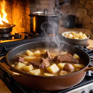 Рецепт Кулеш с копчеными ребрышками и ячменем - Варка кулеша