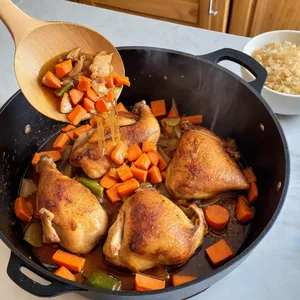 Рецепт Кулеш с пшеном и курицей - Приготовление курицы