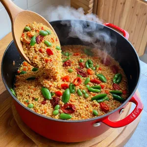 Рецепт Кулеш с вялеными томатами и фасолью - Приготовление кулеша