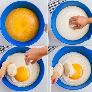 Рецепт Куриные отбивные с черносливом и грецким орехом - Панировка