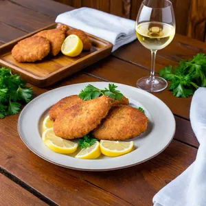 Рецепт Куриные отбивные с черносливом и грецким орехом - Подача
