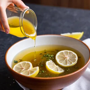 Рецепт Куриные отбивные с персиком и базиликом - Приготовление маринада