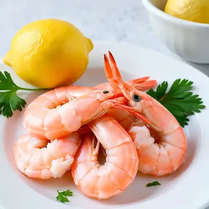 Рецепт Куриный суп-лапша с креветками и лимоном - Подготовка креветок