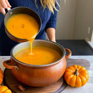 Рецепт Куриный суп-лапша с тыквой и куркумой - Добавление тыквы и куркумы