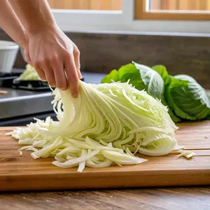 Рецепт Квашеная капуста с черносливом и кориандром - Подготовка капусты