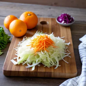 Рецепт Квашеная капуста с финиками и карри - Подготовка овощей