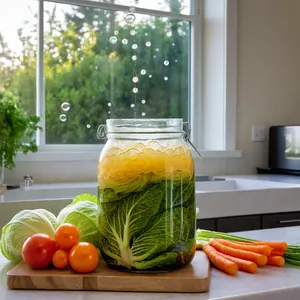 Рецепт Квашеная капуста с гранатом и кинзой - Ферментация