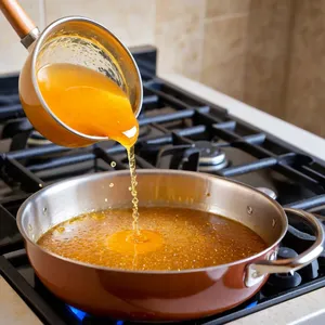 Рецепт Квашеная редька с медом и горчицей - Приготовление маринада