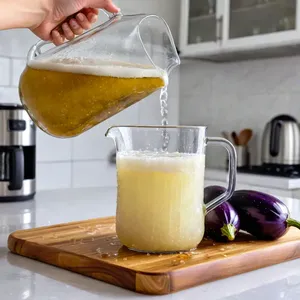 Рецепт Квашеные баклажаны с чесноком и зеленью - Заливка рассолом
