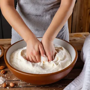 Рецепт Манты с айраном и курицей - Приготовление теста