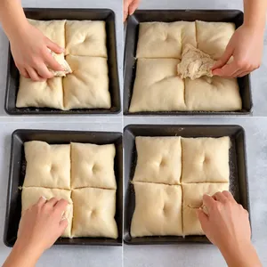 Рецепт Манты с айраном и курицей - Формирование мантов
