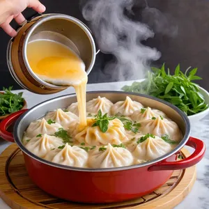 Рецепт Манты с инжиром и ягненком - Приготовление мантов