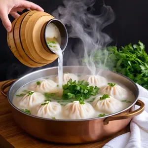 Рецепт Манты с капустой и индейкой - Приготовление мантов